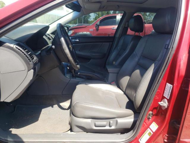 1HGCM66527A057734 - 2007 HONDA ACCORD EX RED photo 7