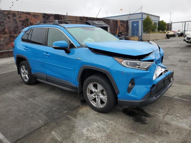 JTMRWRFV5KD512166 - 2019 TOYOTA RAV4 XLE BLUE photo 4