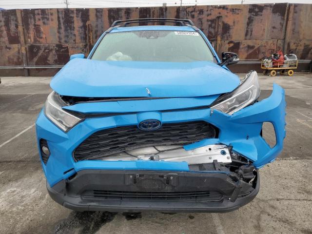 JTMRWRFV5KD512166 - 2019 TOYOTA RAV4 XLE BLUE photo 5