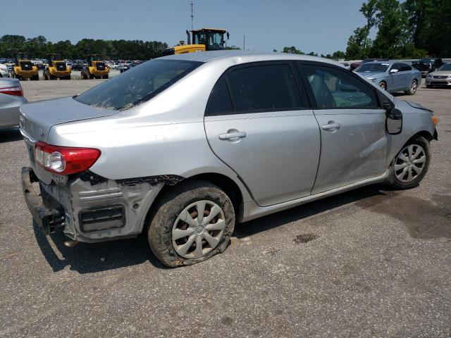 JTDBU4EE4BJ098312 - 2011 TOYOTA COROLLA BASE Сріблястий фото 3