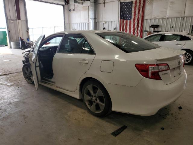 4T1BF1FK9CU627097 - 2012 TOYOTA CAMRY BASE WHITE photo 2