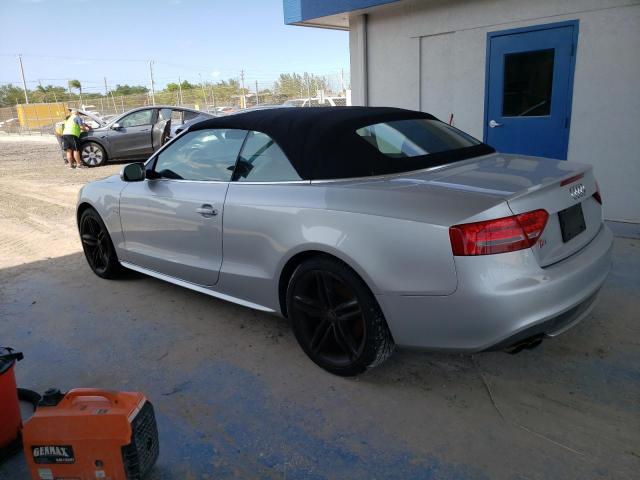 WAUCGAFH8AN013625 - 2010 AUDI S5 PREMIUM PLUS SILVER photo 2