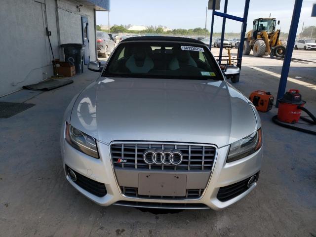 WAUCGAFH8AN013625 - 2010 AUDI S5 PREMIUM PLUS SILVER photo 5
