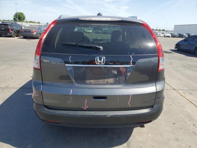 2HKRM4H74DH677114 - 2013 HONDA CR-V EXL GRAY photo 6