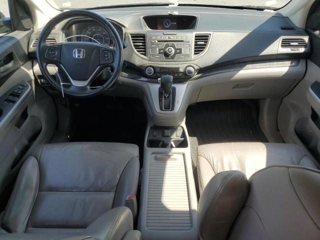 2HKRM4H74DH677114 - 2013 HONDA CR-V EXL GRAY photo 8