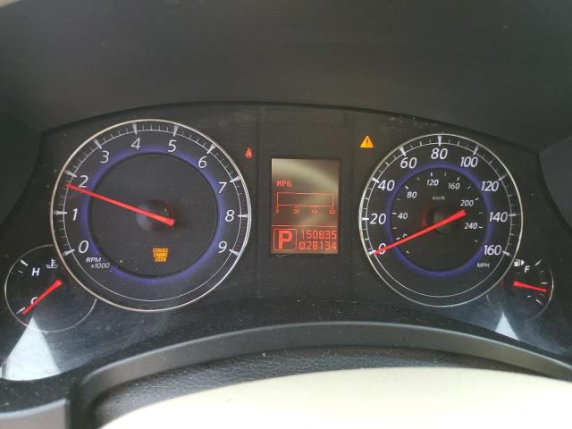 JN1AJ0HR5AM756683 - 2010 INFINITI EX35 BASE WHITE photo 9