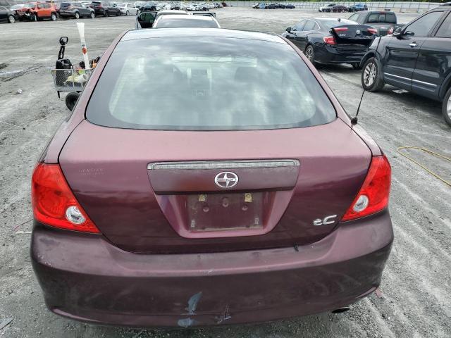 JTKDE177560116761 - 2006 TOYOTA SCION TC Bordo foto 6
