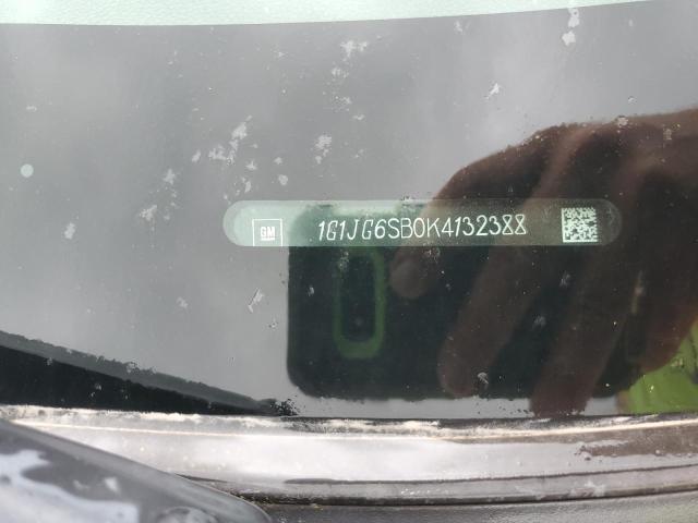 1G1JG6SB0K4132388 - 2019 CHEVROLET SONIC WHITE photo 13