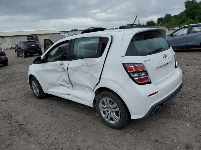 1G1JG6SB0K4132388 - 2019 CHEVROLET SONIC WHITE photo 2