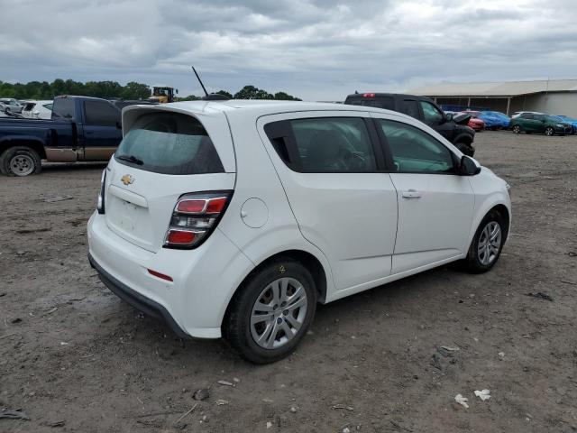 1G1JG6SB0K4132388 - 2019 CHEVROLET SONIC WHITE photo 3