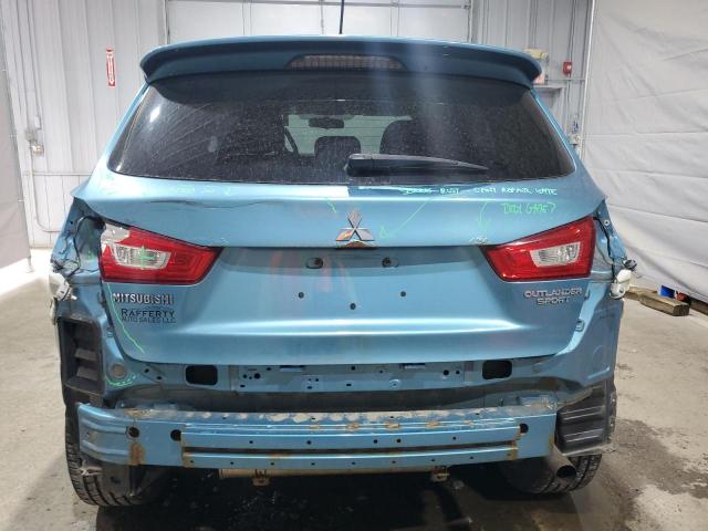 4A4AR3AU3DE009936 - 2013 MITSUBISHI OUTLANDER ES TURQUOISE photo 6