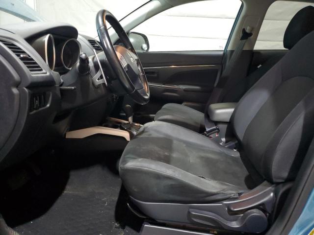 4A4AR3AU3DE009936 - 2013 MITSUBISHI OUTLANDER ES TURQUOISE photo 7