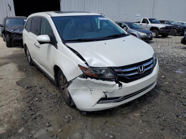 5FNRL5H62EB057717 - 2014 HONDA ODYSSEY EXL WHITE photo 4