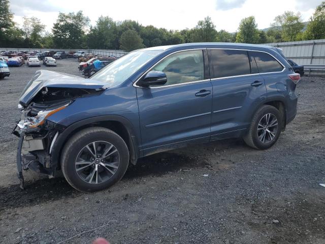 5TDJKRFH6GS330832 - 2016 TOYOTA HIGHLANDER XLE GRAY photo 1