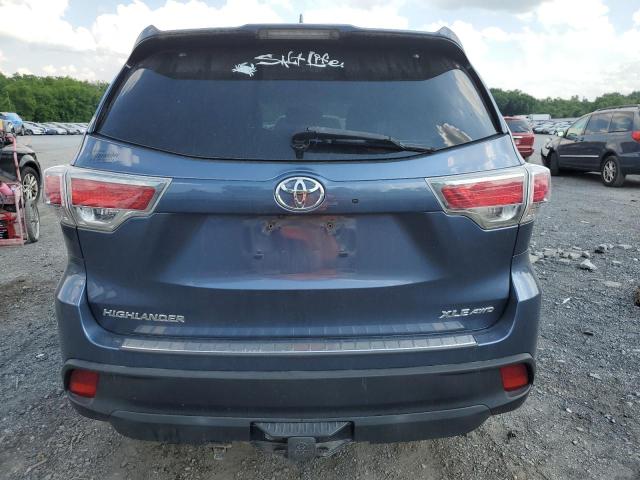 5TDJKRFH6GS330832 - 2016 TOYOTA HIGHLANDER XLE GRAY photo 6