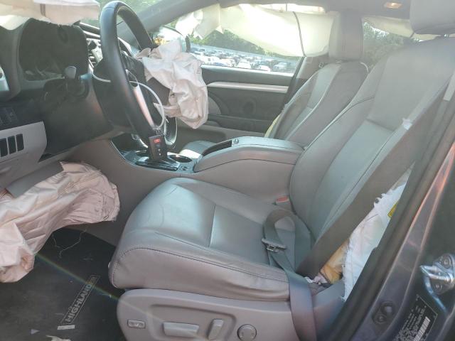 5TDJKRFH6GS330832 - 2016 TOYOTA HIGHLANDER XLE GRAY photo 7
