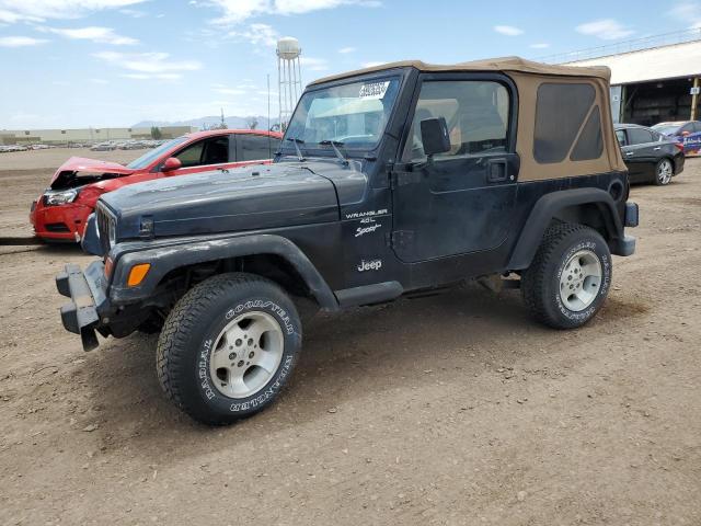 1J4FY19S7XP455419 - 1999 JEEP WRANGLER / SPORT BLACK photo 1