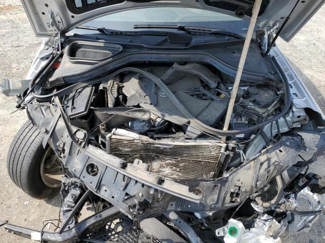 4JGDA5HB8EA414755 - 2014 MERCEDES-BENZ ML 350 4MATIC SILVER photo 11