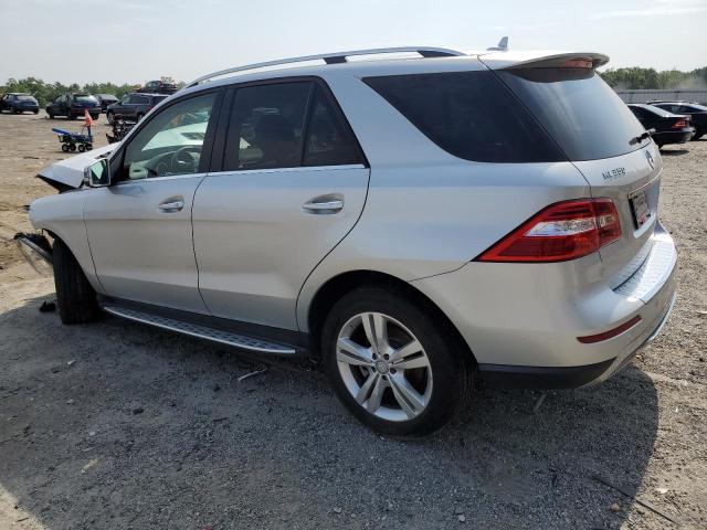 4JGDA5HB8EA414755 - 2014 MERCEDES-BENZ ML 350 4MATIC SILVER photo 2