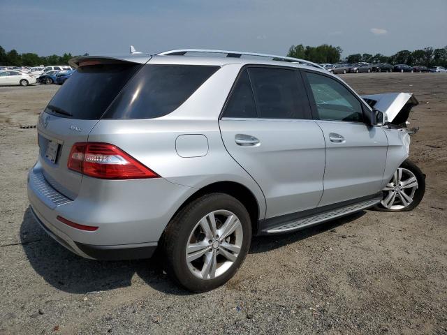 4JGDA5HB8EA414755 - 2014 MERCEDES-BENZ ML 350 4MATIC SILVER photo 3