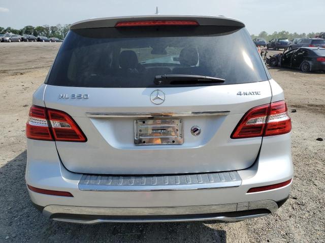 4JGDA5HB8EA414755 - 2014 MERCEDES-BENZ ML 350 4MATIC SILVER photo 6