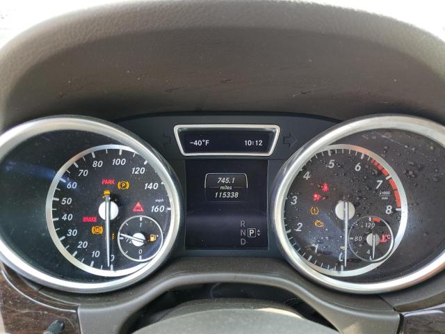 4JGDA5HB8EA414755 - 2014 MERCEDES-BENZ ML 350 4MATIC SILVER photo 9