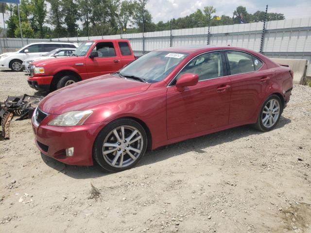 JTHBK262475046255 - 2007 LEXUS IS 250 BURGUNDY photo 1