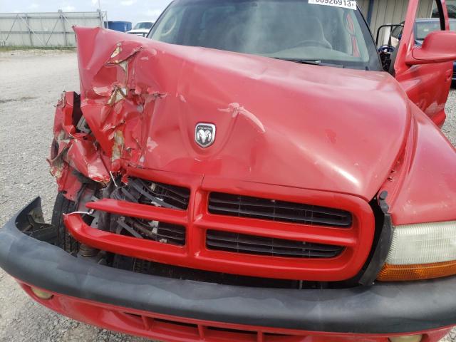 1D7FL36X33S307927 - 2003 DODGE DAKOTA SPORT RED photo 11