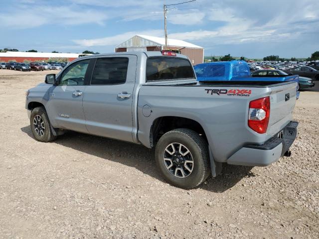 5TFHY5F18JX698830 - 2018 TOYOTA TUNDRA CREWMAX LIMITED GRAY photo 2