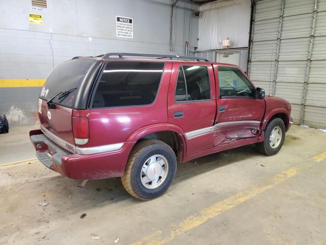 1GKCS13W8X2548196 - 1999 GMC JIMMY 红色 照片 3