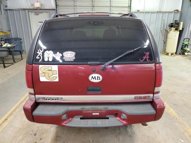 1GKCS13W8X2548196 - 1999 GMC JIMMY 红色 照片 6