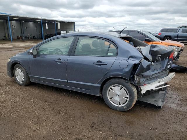 JHMFA3F20AS007245 - 2010 HONDA CIVIC HYBRID BLUE photo 2