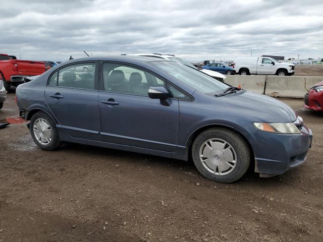 JHMFA3F20AS007245 - 2010 HONDA CIVIC HYBRID BLUE photo 4