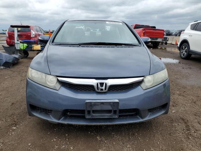 JHMFA3F20AS007245 - 2010 HONDA CIVIC HYBRID BLUE photo 5