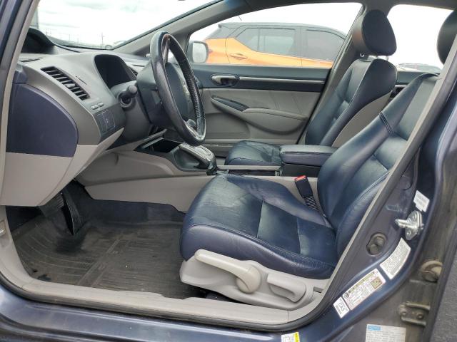 JHMFA3F20AS007245 - 2010 HONDA CIVIC HYBRID BLUE photo 7