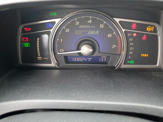 JHMFA3F20AS007245 - 2010 HONDA CIVIC HYBRID BLUE photo 9