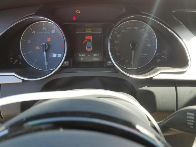 WAUVGAFH8DN014514 - 2013 AUDI S5 PRESTIGE 红色 照片 9