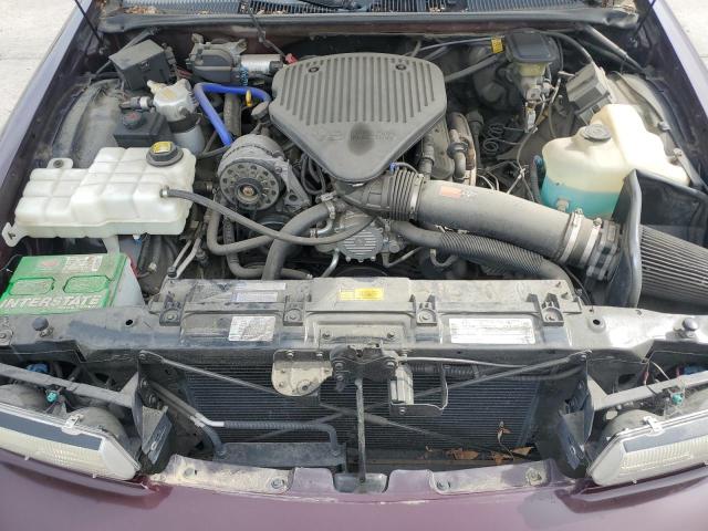 1G1BL52P7TR169402 - 1996 CHEVROLET CAPRICE CLASSIC SS MAROON photo 11