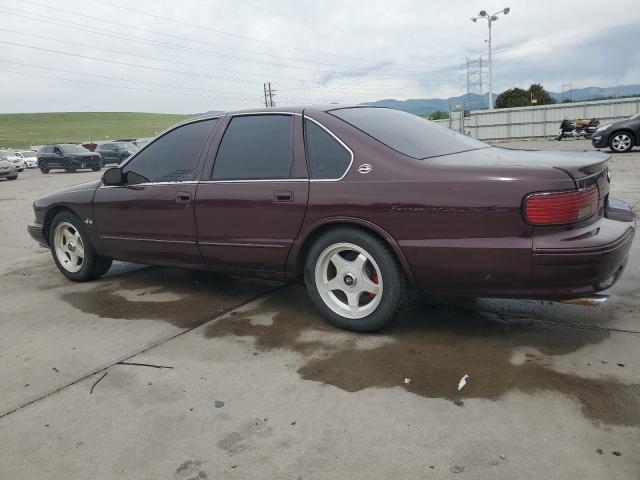 1G1BL52P7TR169402 - 1996 CHEVROLET CAPRICE CLASSIC SS MAROON photo 2