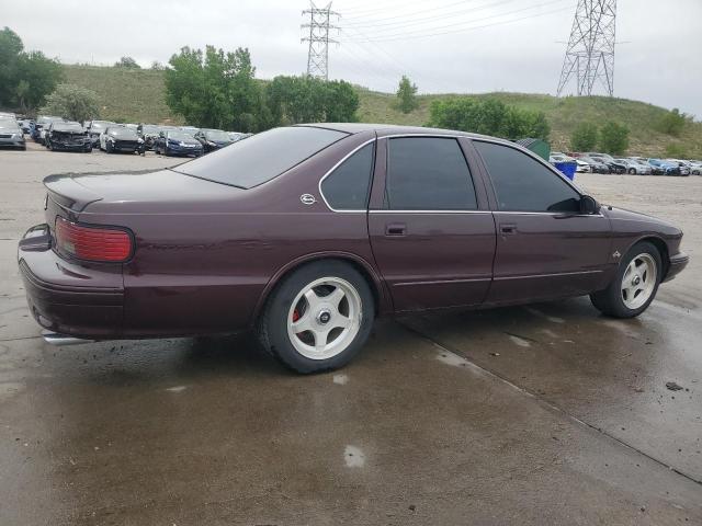 1G1BL52P7TR169402 - 1996 CHEVROLET CAPRICE CLASSIC SS MAROON photo 3