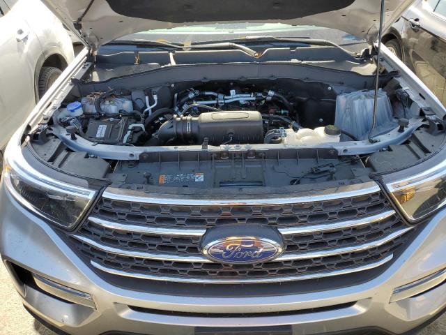 1FMSK7DH8NGA62252 - 2022 FORD EXPLORER XLT SILVER photo 12