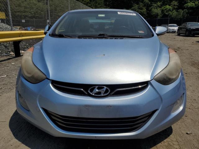 KMHDH4AE6CU491212 - 2012 HYUNDAI ELANTRA GLS BLUE photo 5