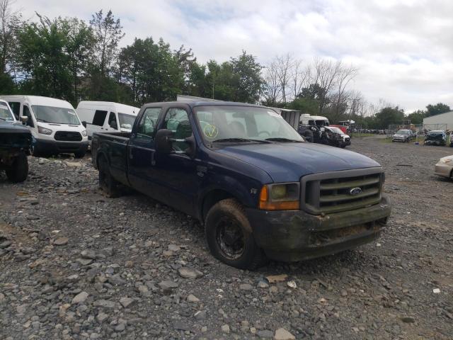 1FTSW30L71ED05681 - 2001 FORD F350 SRW SUPER DUTY BLUE photo 1