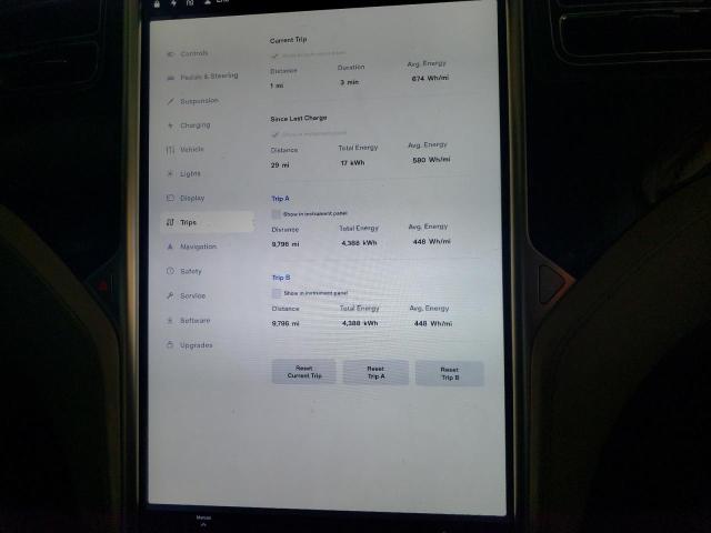 5YJSA1CN0CFP02313 - 2012 TESLA MODEL S Սև լուսանկար 9