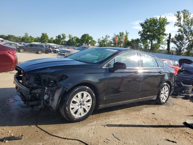 3FA6P0G70DR177619 - 2013 FORD FUSION S BLACK photo 1