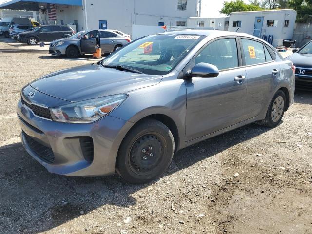 3KPA24AB1KE216343 - 2019 KIA RIO S SILVER photo 1