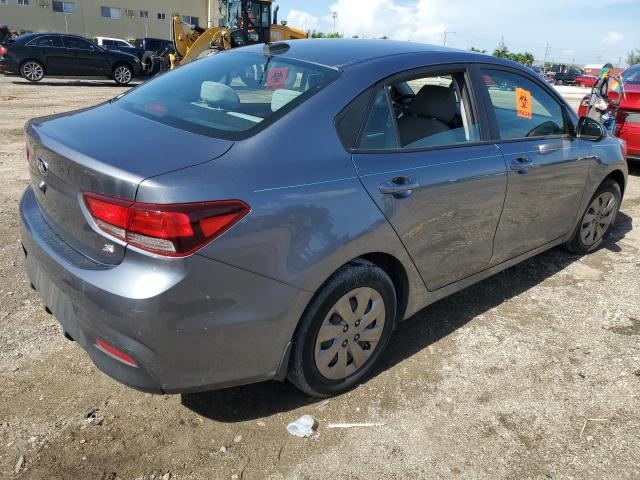 3KPA24AB1KE216343 - 2019 KIA RIO S SILVER photo 3