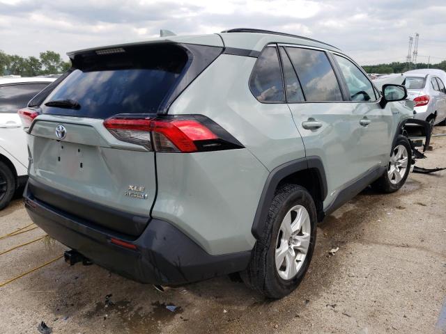 2T3RWRFV0MW121058 - 2021 TOYOTA RAV4 XLE GRAY photo 3