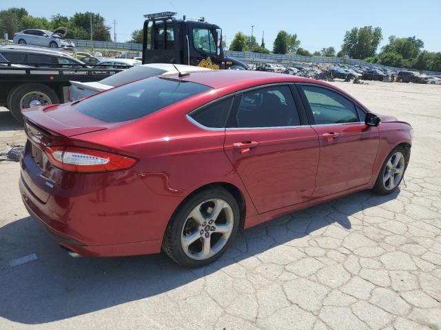 3FA6P0HD5GR140235 - 2016 FORD FUSION SE RED photo 3