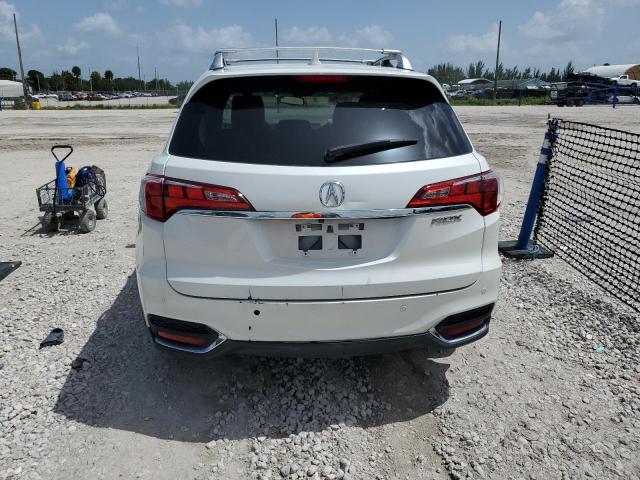 5J8TB3H70HL000277 - 2017 ACURA RDX ADVANCE WHITE photo 6